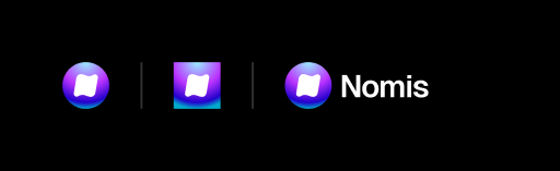 Nomis logo on black background